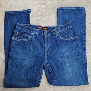 Ariat FR M4 Low Rise Boot Cut 38×36 Jeans